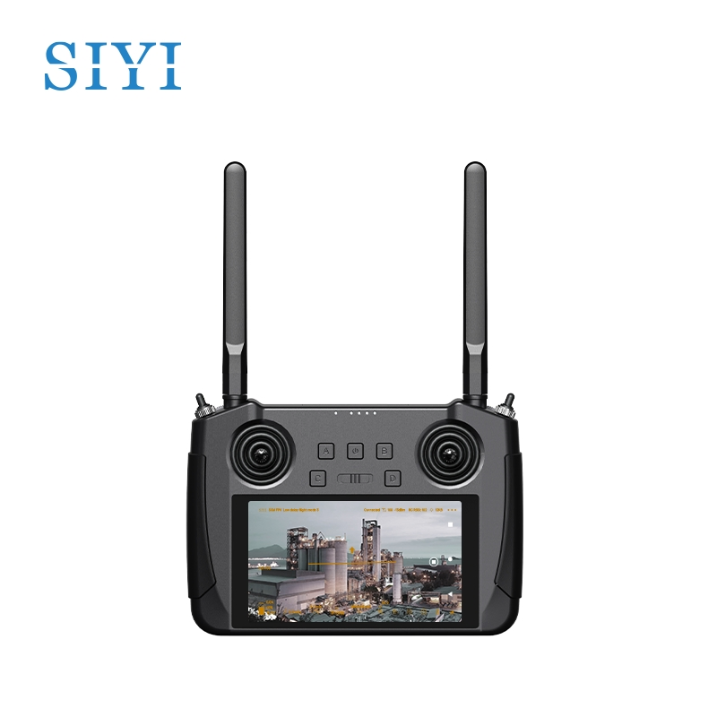 Siyi Mk15 Transmitter Mini Handheld Radio System Transmitter Fpv Drone Remote Control 15km 1080P 5.5-Inch