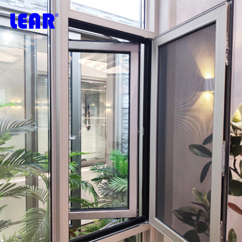Thermal Break Soundproof PVC Casement Window for Balcony
