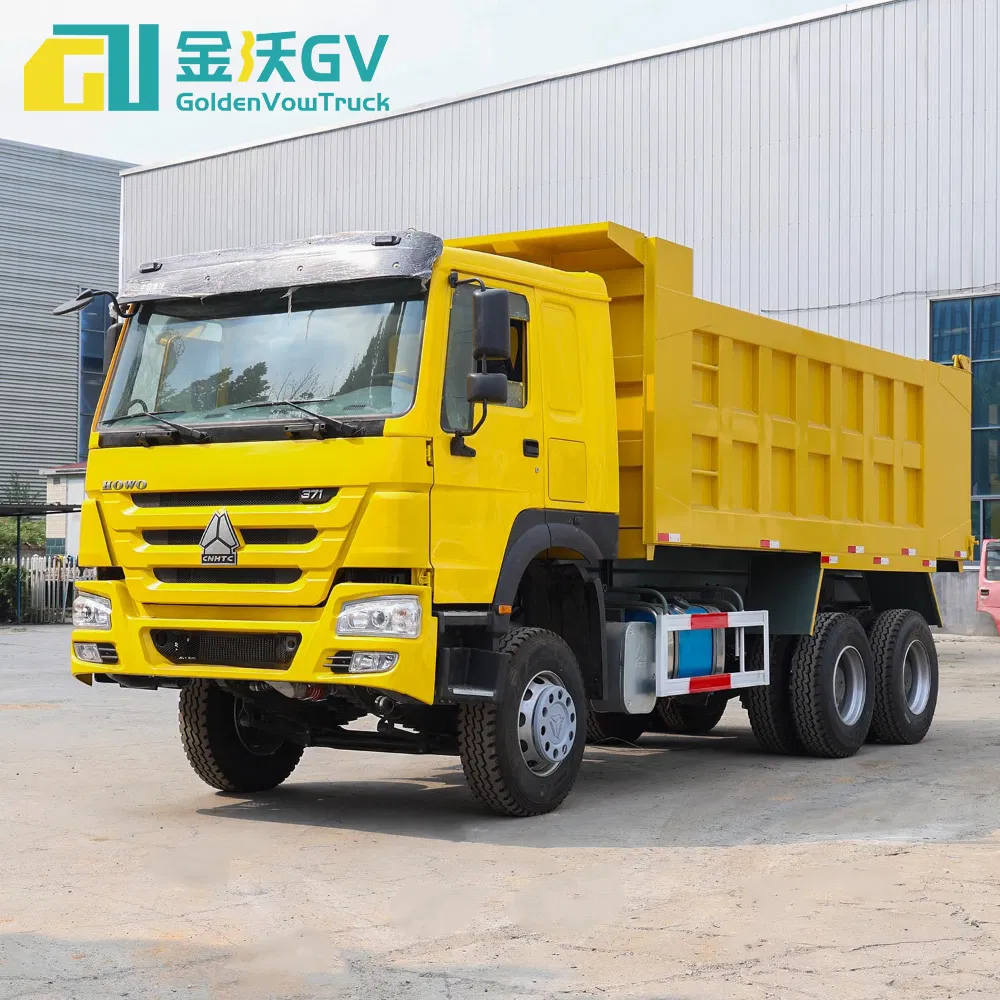 Used Sinotruk HOWO 371 375HP 10 Wheels 40-60 Tons Tipper Dump Truck 6x4/8x4 A7/T7 10/12 Wheeler 336/371/375/420HP 18-25cbm Heavy Duty Tipper Dump Truck