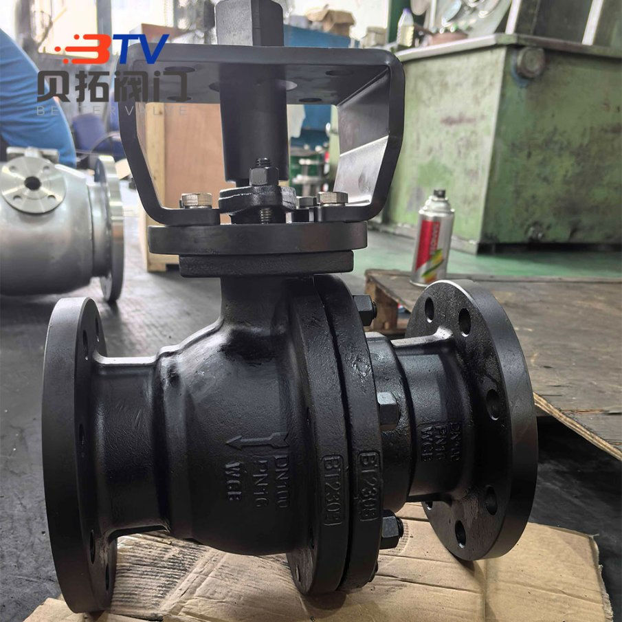 Stainless Steel 304 316 Hard-Sealed Flanged Industrial Ball Valve