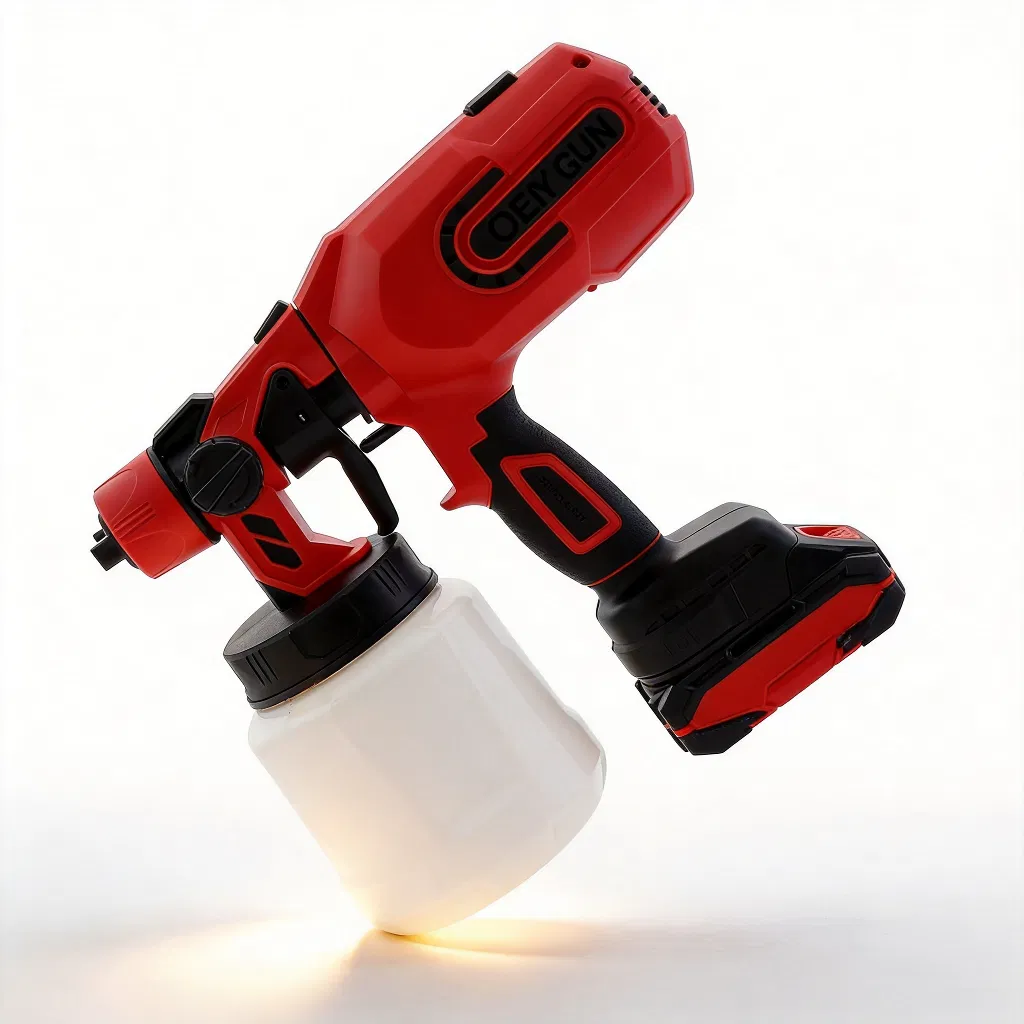 Professional Electric Paint Sprayer Gun Lightweight Industrial Automotive Equipment