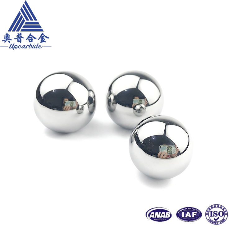 YG6 Diametro 42,8625mm G24 Sfera di supporto in carburo di tungsteno lucidato