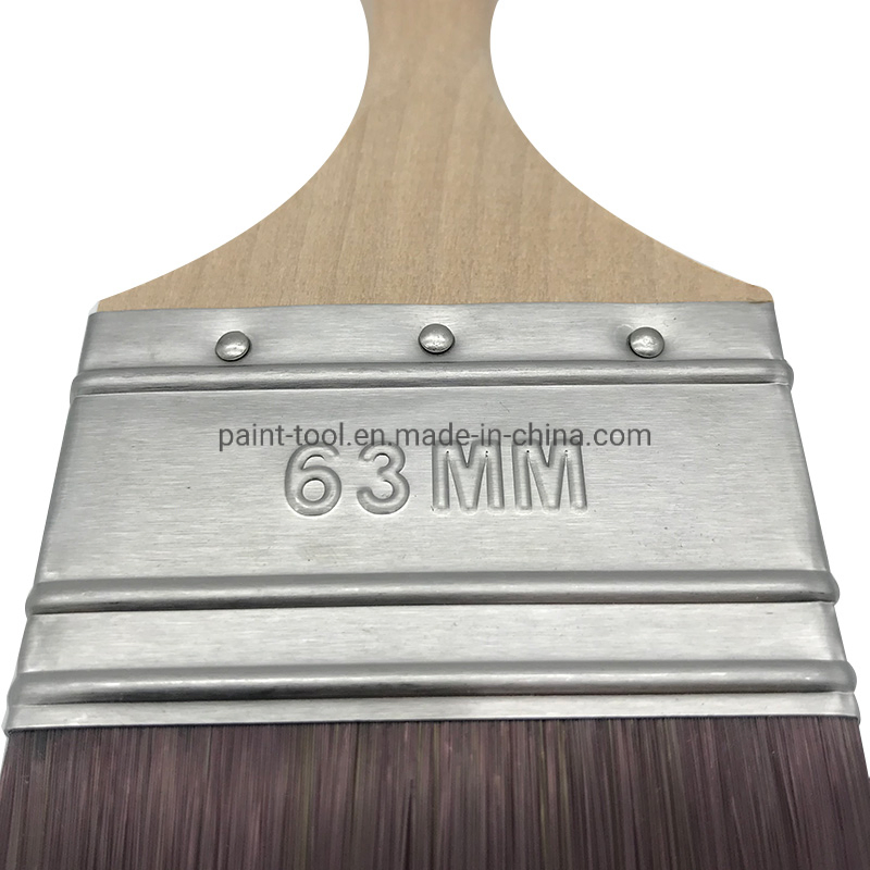 Customized Sash Cutter Paintbrush with Soft Filaments