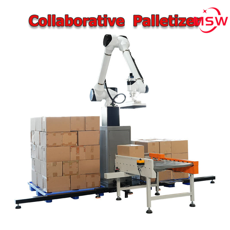 Kollaborativer Cobot-Roboter-Palettierer für Produkte mit zwei Spezifikationen