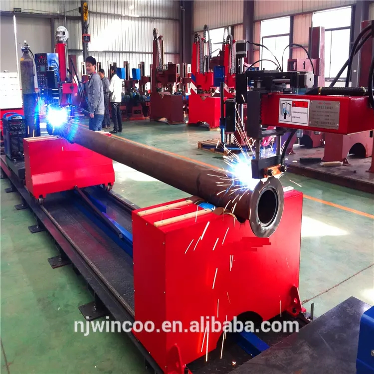 Automatische geteilte Rohrschweißmaschine, Rohrspool-Vorfertigungsschweißgerät, Pipeline-WIG/MIG/FCAW-Schweißgerät, Rohrspool-Schweißstation aus China
