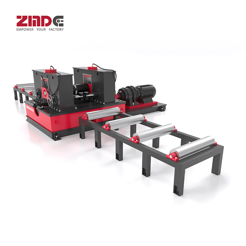 Máquina automática de enderezado de vigas de acero estructural ligero y pesado de espesor de brida, eficiente para enderezar vigas H y vigas T para plantas industriales