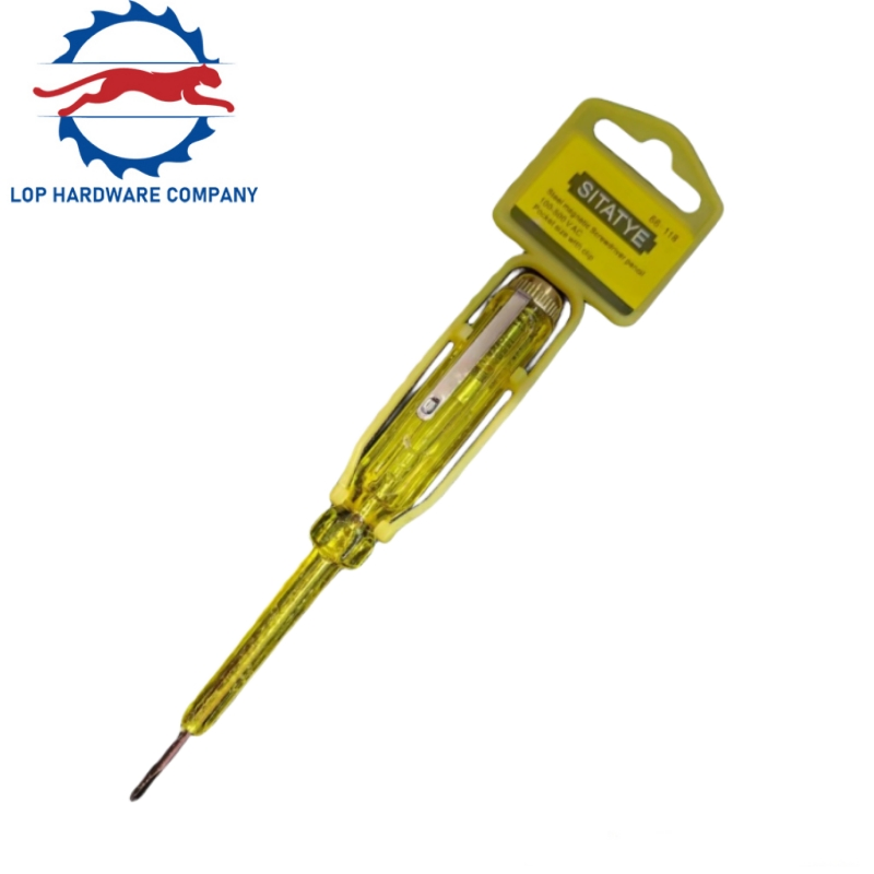 High-Visibility Magnetic Test Screwdriver with Pure Copper Cap