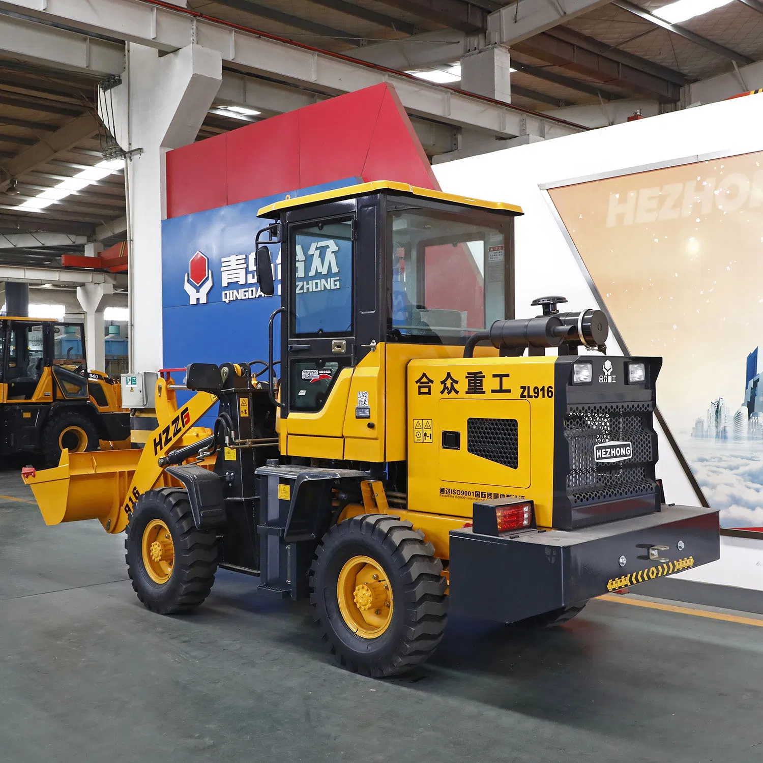 1.2ton (30KW) Minicargadora de ruedas con Qdhz