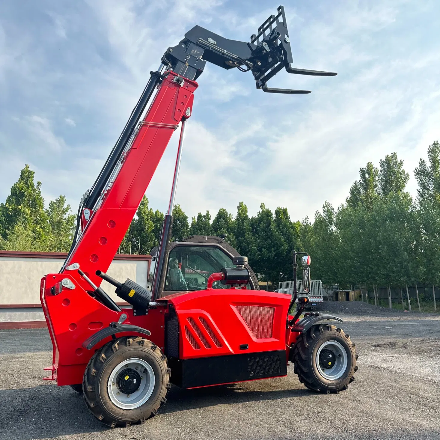 3.5t/4t Telescopic Boom Handler Wheel Loader 4WD Euro 5 Diesel Engine Telehandler with CE