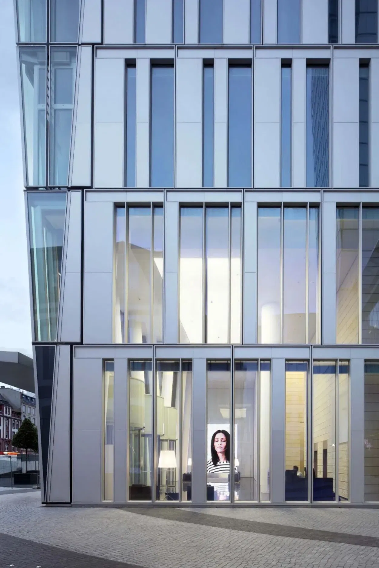Stahl Metall Aluminium Vorhangfassade mit Windwiderstand