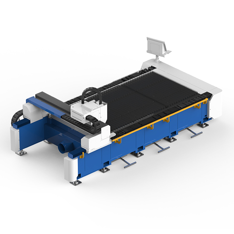 The 3kw Laser Cutting Machine Is Used for Cutting Metal Plates