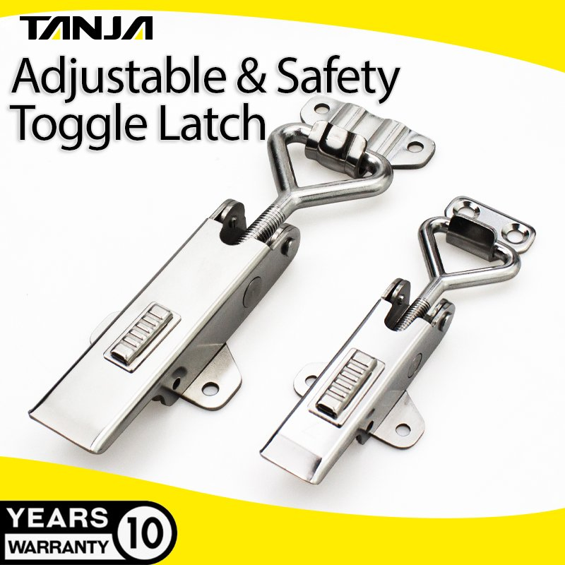 Industrial Stainless Steel Hardware Safety Toggle Latch Lockable Draw Latch