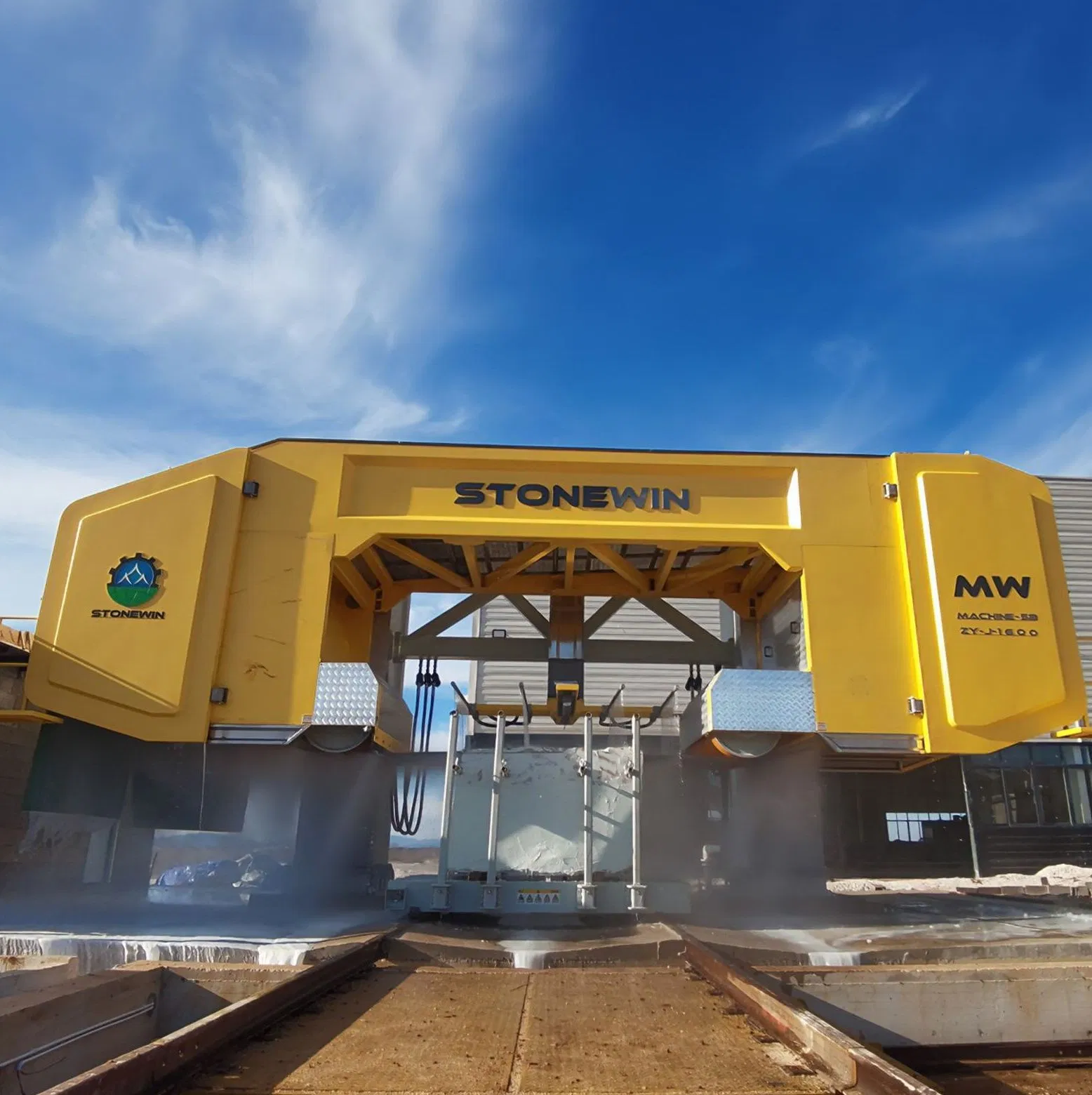 Stonewin Automatische Mehrdraht-Sägemaschine zum Schneiden von Marmor- und Granitplatten