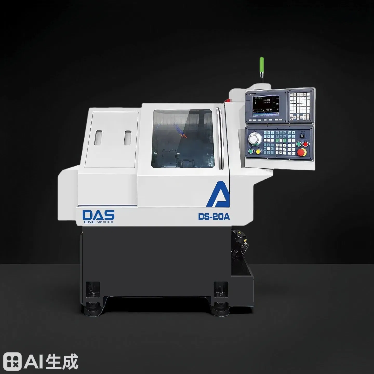 20mm Spindle Flat Bed Mini Gang-Type CNC Lathe Machine