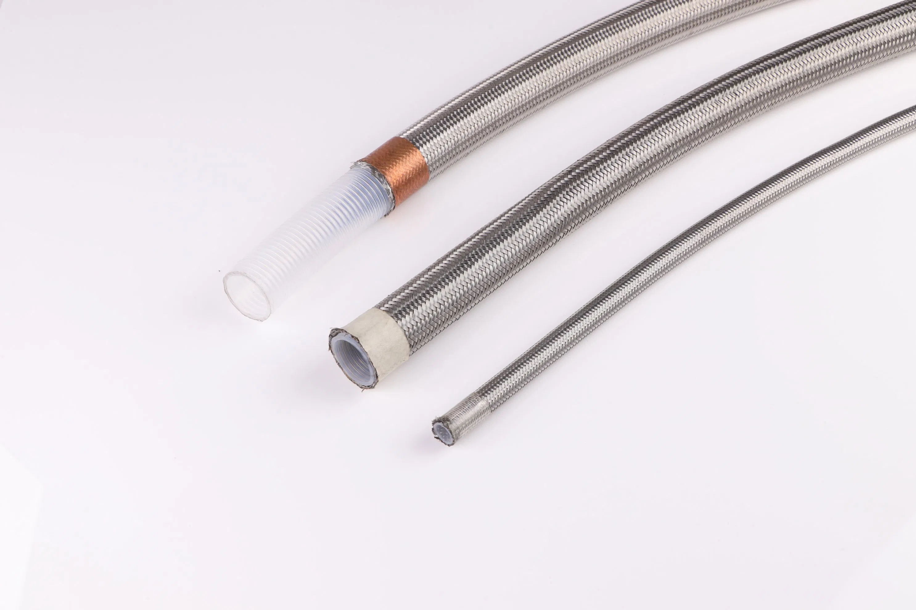 Flexibler PTFE-Schlauch mit Edelstahl 304 & 316 Drahtgeflecht