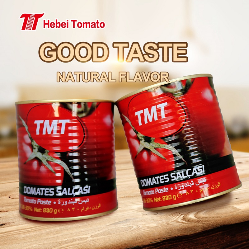 Double Concentre Canned Tomato Paste 28-30% Brix