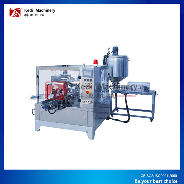 Automatic Bag-Given Mask Nutrient Fluid Filling Packing Machine (GD8-200A + YJL-500B)