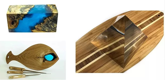 Recubrimiento de resina epóxica transparente para vaciado, arte, joyería, vasos y pintura