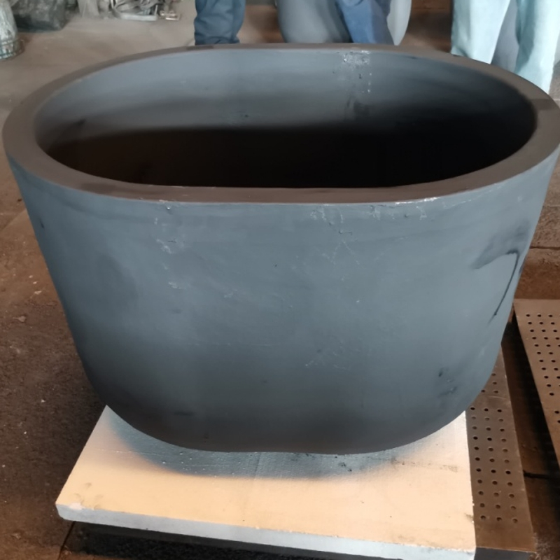 High-Performance Silicon Carbide Graphite Crucible for Melting Copper, Aluminum, Gold and Silver