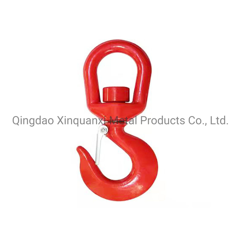 5t Drop Forged Painted Lifting Swivel Hoist Hook