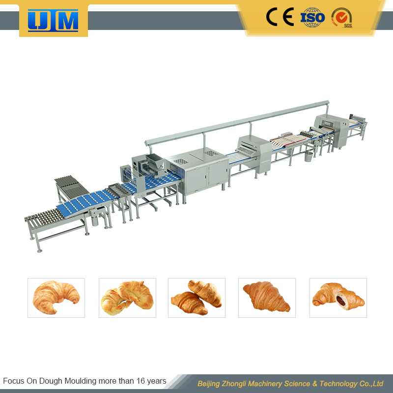 Chinese Boutique Pastry Croissant Machines Croissant Machine Puff Bakery Machine Croissant Moulder Dough Sheet Equipment
