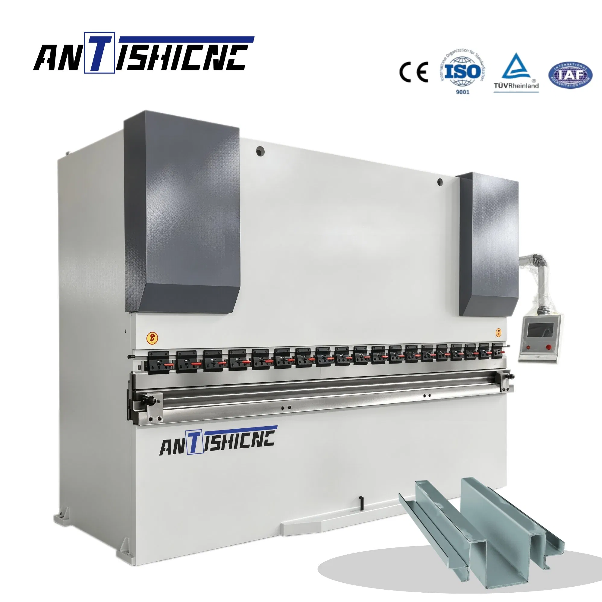 Presse plieuse hydraulique CNC avec pression de service de 31,5 MPa pour le pliage d'acier à haute résistance