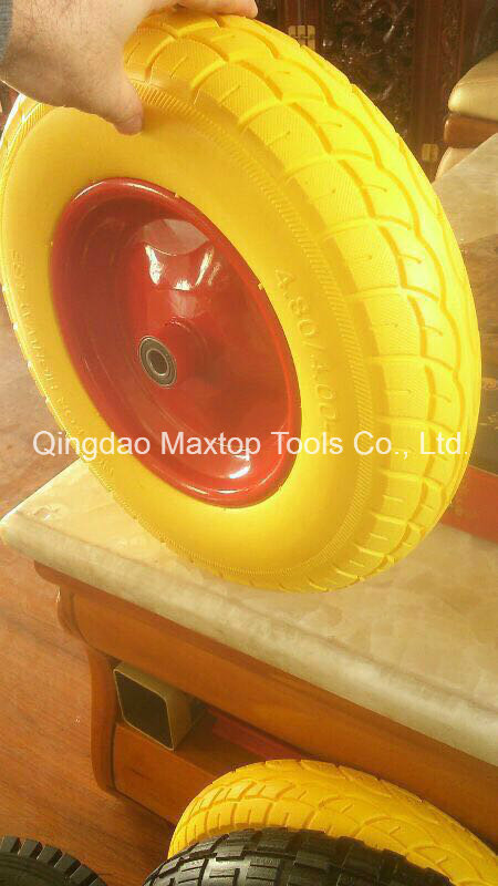 Heavy Duty Flat Free PU Foam Trolley Wheel
