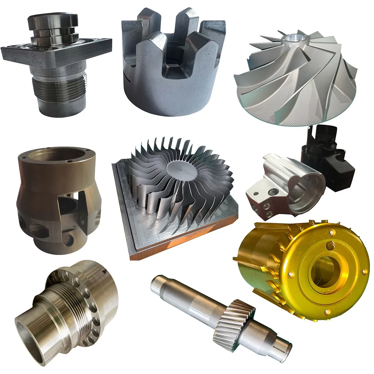 Customized Precision CNC 5 Axis Spare Parts Metal Aluminum CNC Machining Parts