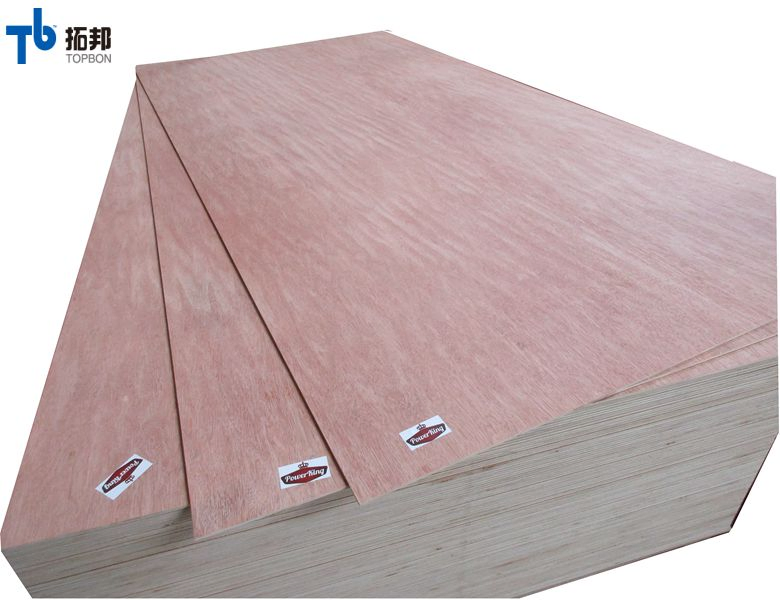 3mm Commercial Plywood Poplar Woodgrain E1 Indoor