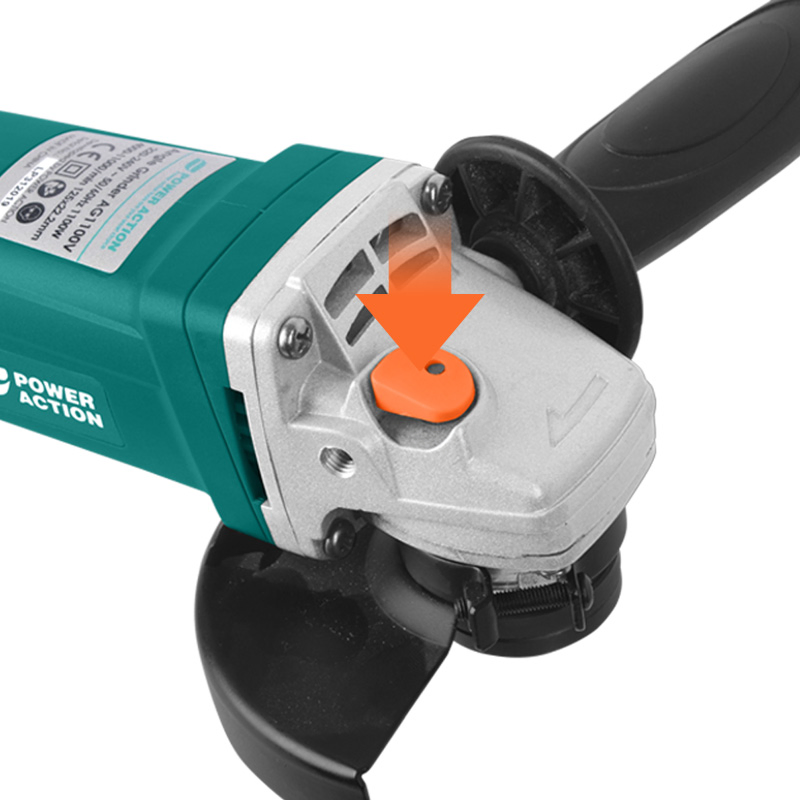 Smerigliatrice angolare elettrica professionale da 1100W a velocità variabile 125mm 100mm per levigatura e taglio