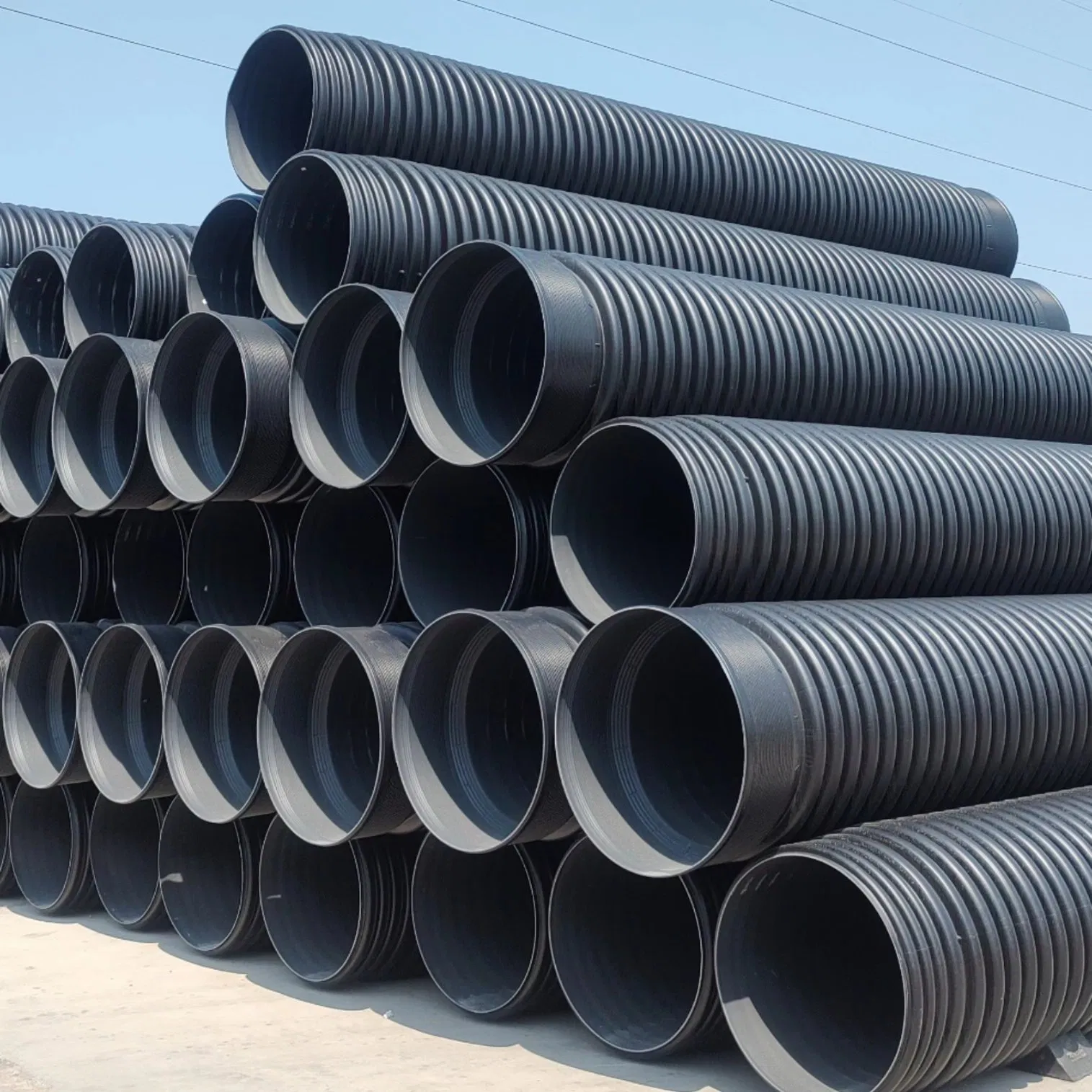 High-Density Polyethylene HDPE Double-Wall Corrugated Pipe