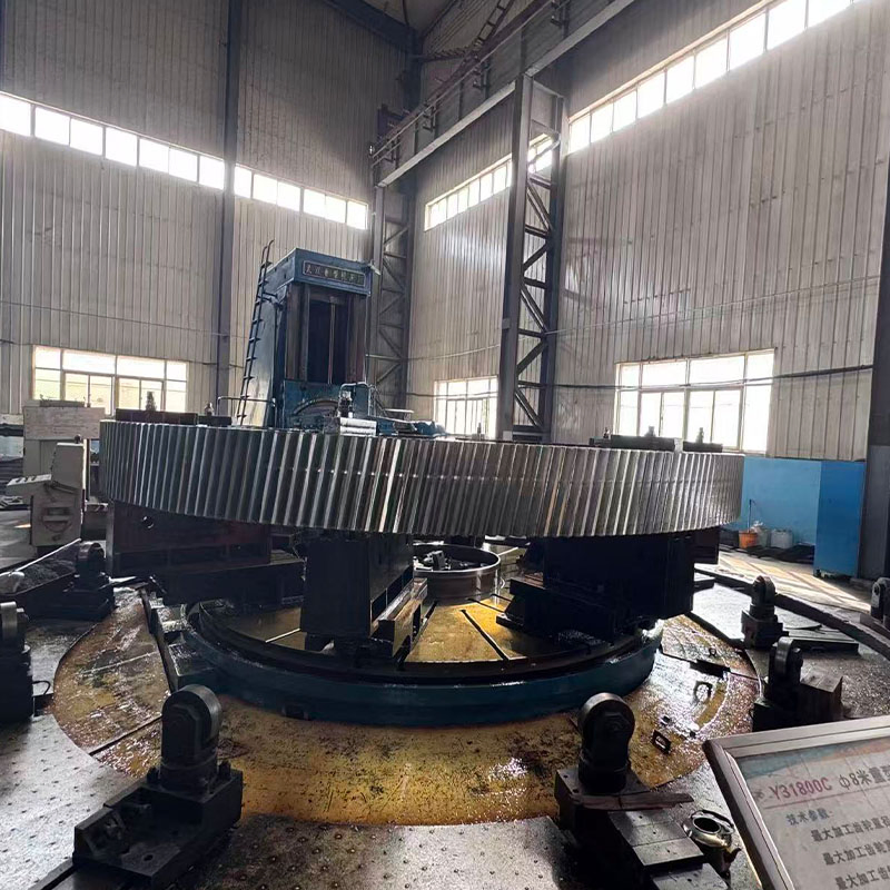 Molino de bolas de minería de alta precisión y alto desgaste Molino de bolas grande Molino de acero forjado Engranaje de molino de bolas para servicio pesado
