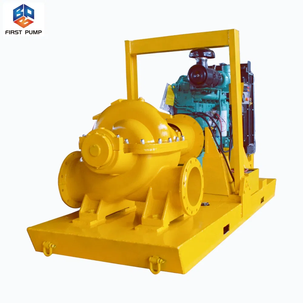 Big Horizontal Centrifugal Double Suction Split Case Motor Pump