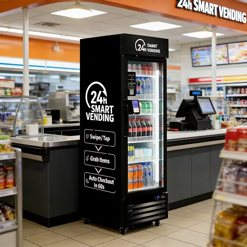 Modern AI Smart Business Auto Vending Machine for EU with CE Certification