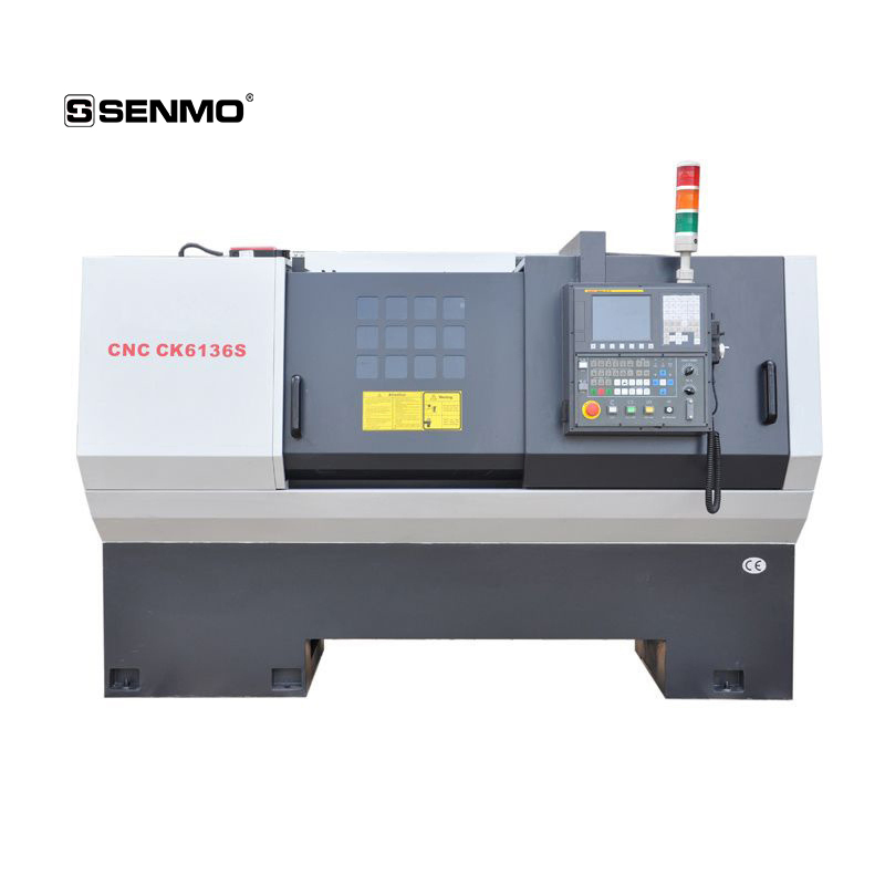 Senmo CNC Flachbettdrehmaschine CK6136S CK6140S mit Fanuc/Siemens/GSK-Steuerung