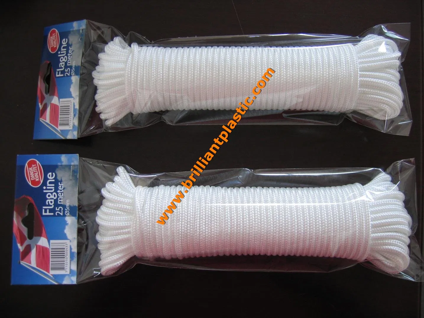 Nylon Twine Diamond Braided Rope, PP Solid Braided Plastics Reel Packing Plastics Rope