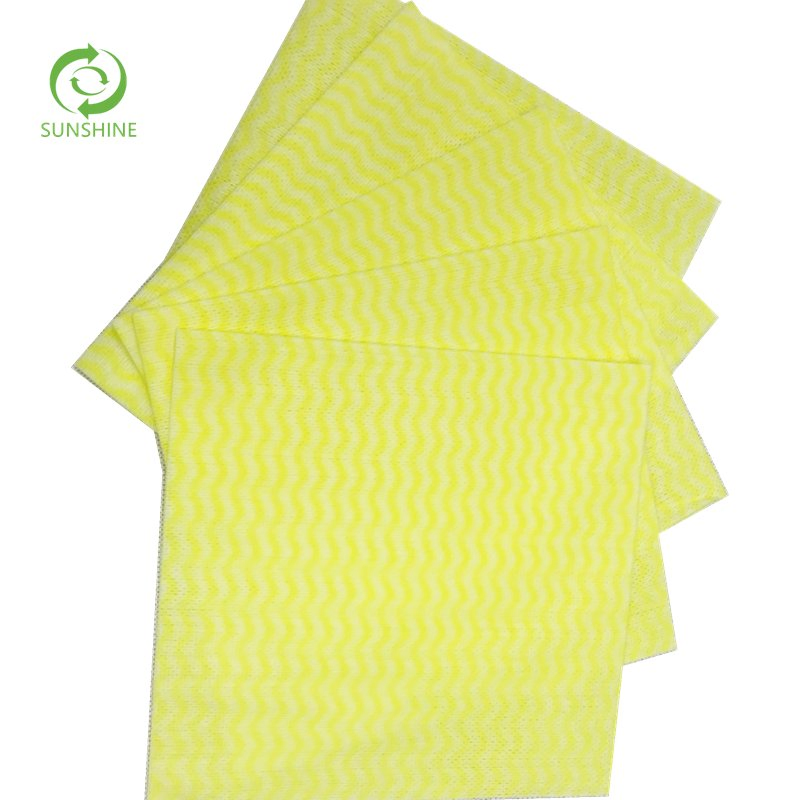 Disposable Spun-Lace Non Woven Fabric Kitchen Cleaning Cloth