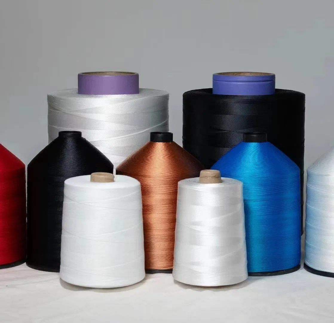 1 Kg Factory Supplied High Quality 840 D/3 Polyester Filament High Tenacity Sewing Thread
