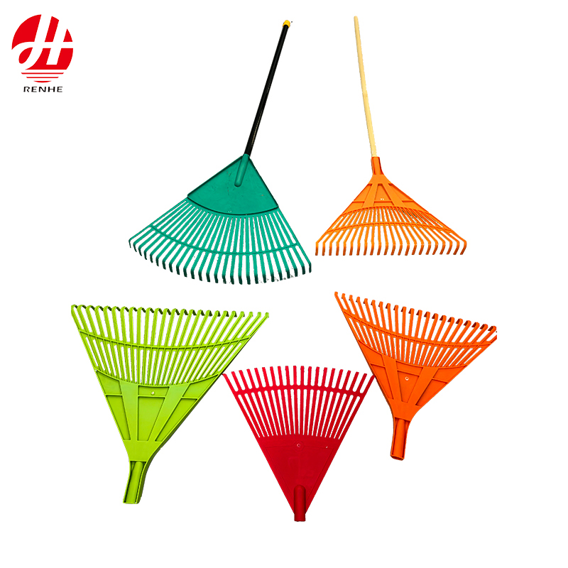 Plastic Garden Rake Gardening Lawn Leaf Rake Good Quality Yard