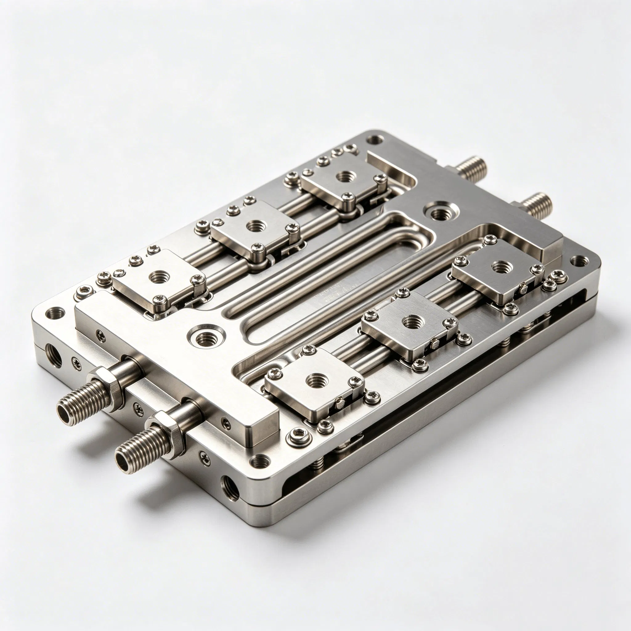 Aluminum CNC Machining Liquid Cooling Plate for IGBT Power Module