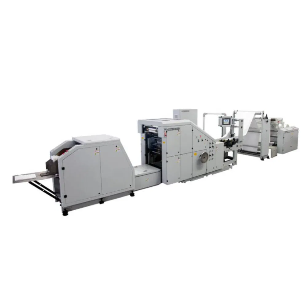 Automatische SBH330B Rollen-Zuführung quadratischer Boden Mini-Papiertüten-Herstellungsmaschine für Nussverpackungstüten