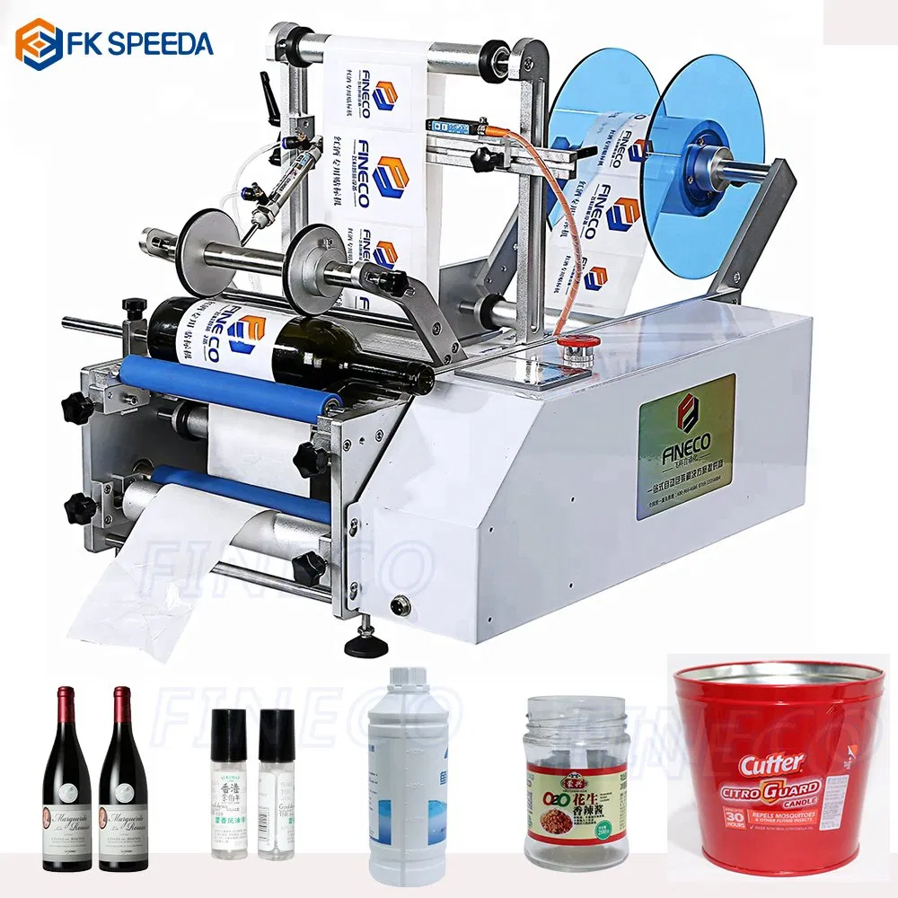 Semi-Automatic Bottle Labeling Machine