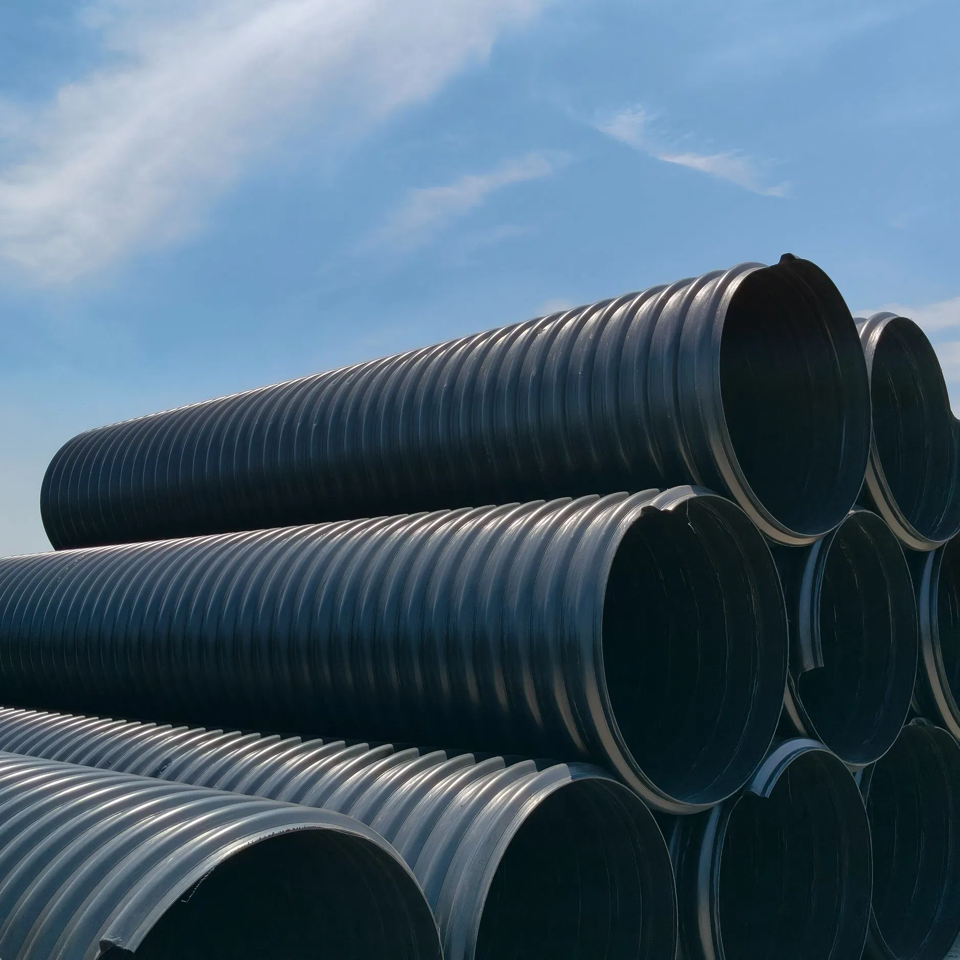 800mm High-Density Polyethylene Spiral Drainage Pipe for Efficient Water Flow