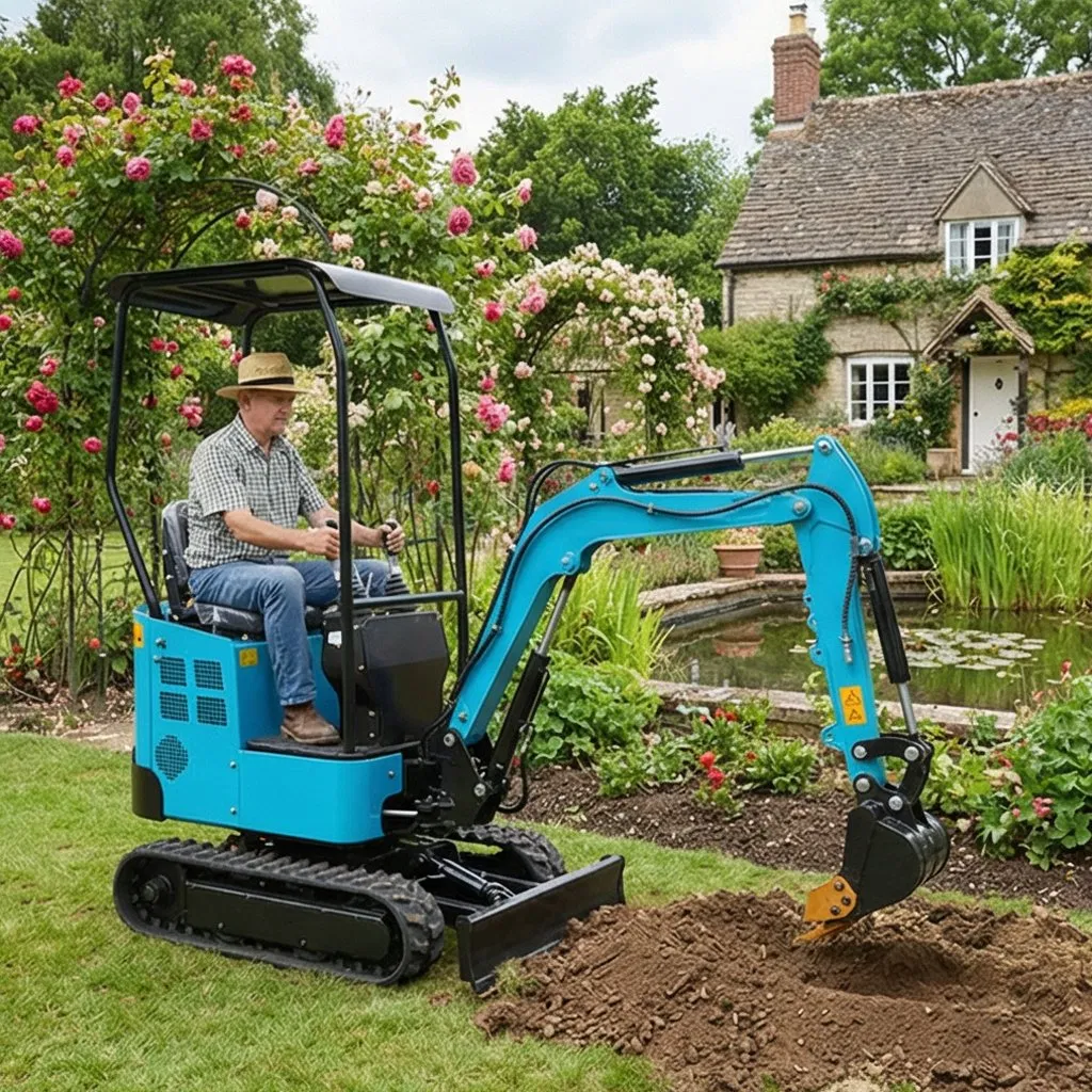 Mini Excavator 1 Ton High Efficiency Digger