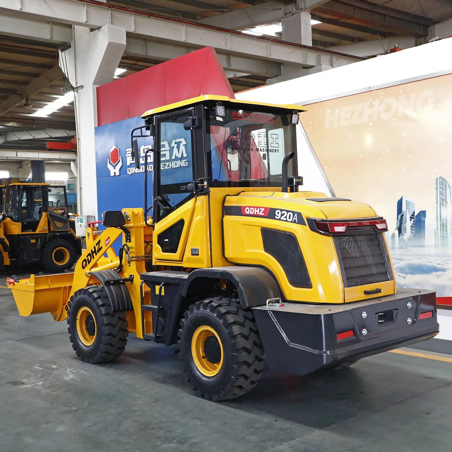 CE Approved 1.3ton Mini Wheel Loader with Different Attachments
