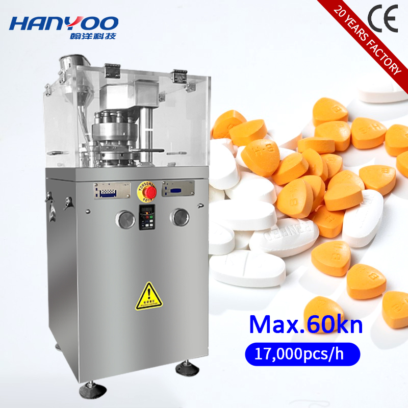 ZP 5/7/9 Punch Rotary Automatic Mini Rotary Pill Tablet Press Machine for Pharmaceutical R&D Equipment