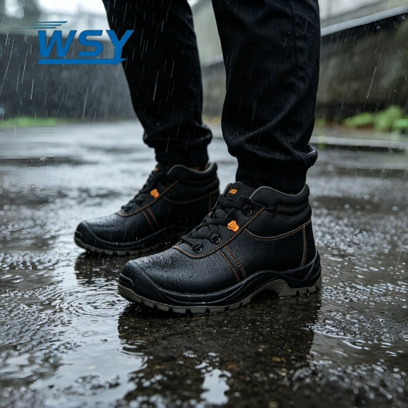 Herren MID Cut S3 Stahlkappe Sicherheitsarbeitsschuhe