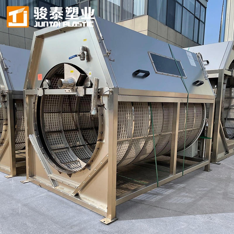 Rotary Drum Filter for Unattended Aquaculture Operation Fish Pond