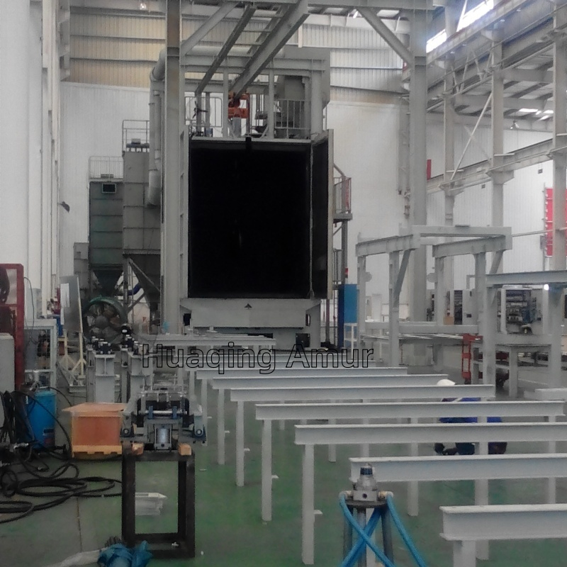 Equipo de granallado tipo turbina de granallado de amplia aplicación autenticado por TUV