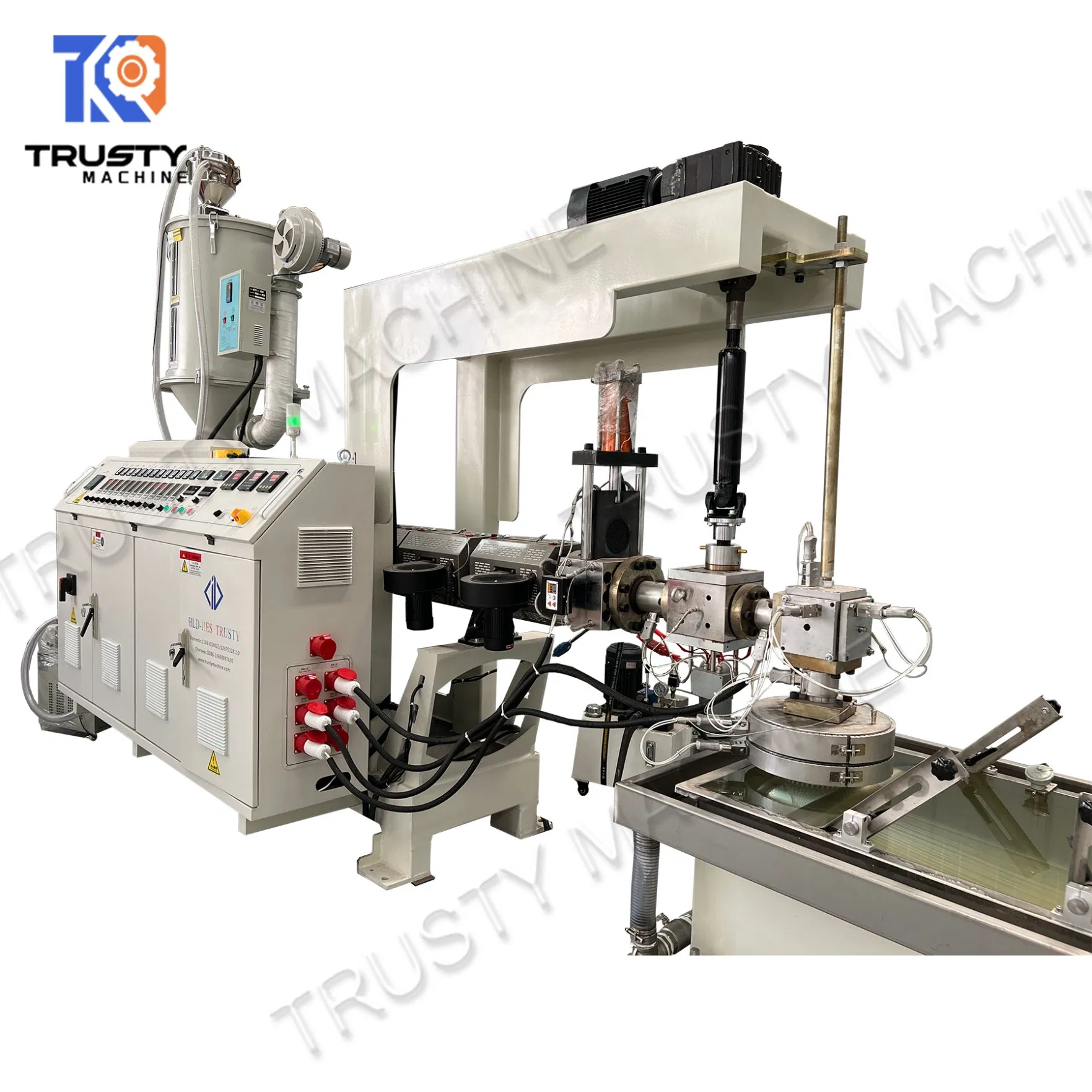 Plastic PP/PE Concrete Reinforcement Fiber Drawing Monofilament Extruder Making Machine